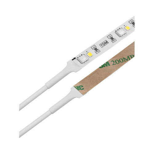 Лента светодиодная SMD5050+SMD2835 60LED/м-IP20-12 В-8 Вт/м-RGB+3000 К (5 м) TDM
