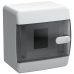 UNION Compact Корпус пластиковый ЩРН-П-4 IP41 черная прозрачная дверь IEK
