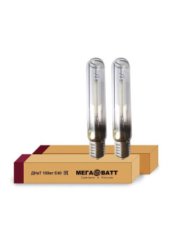 Лампа газоразрядная натриевая ДНаТ 100 E40 (25) МЕГАВАТТ 02928