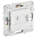 SKANDY Розетка компьютерная двойная RJ45 кат.6 SK-K04W арктический белый IEK SKANDY Розетка компьютерная двойная RJ45 кат.6 SK-K04W арктический белый IEK