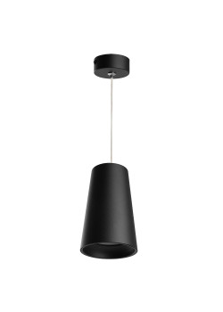 Светильник потолочный Feron ML1858 Barrel BELL levitation на подвесе1,7 м ,MR16 35W 230V, черный