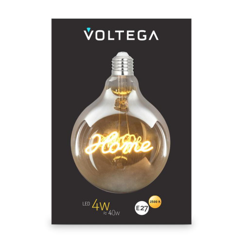 Лампа светодиодная Loft Led G125 4Вт 2500К E27 Voltega 8551