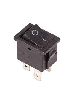 Выключатель клавишный 250В 6А (4с) ON-OFF черн. Mini (RWB-208; SC-768) Rexant 36-2146