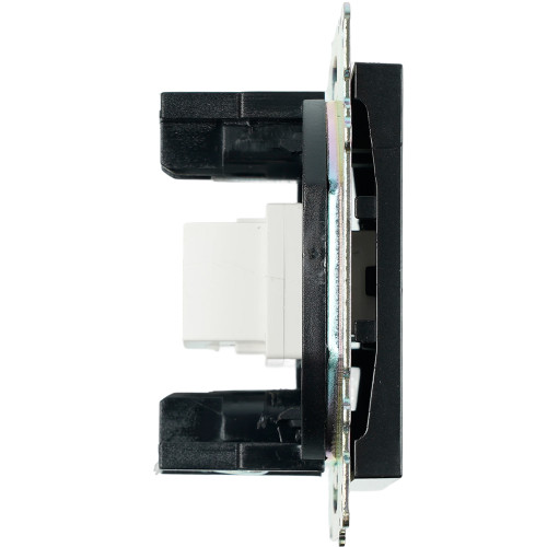 Розетка HDMI 2.1, Type A (механизм), STEKKER GLS00-7118-05, серия Катрин, черный Розетка HDMI 2.1, Type A (механизм), STEKKER GLS00-7118-05, серия Катрин, черный
