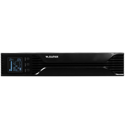 Источник бесперебойного питания Бастион RAPAN-UPS 3000-RACK-IN-4X9 2100Вт 3000ВА черный