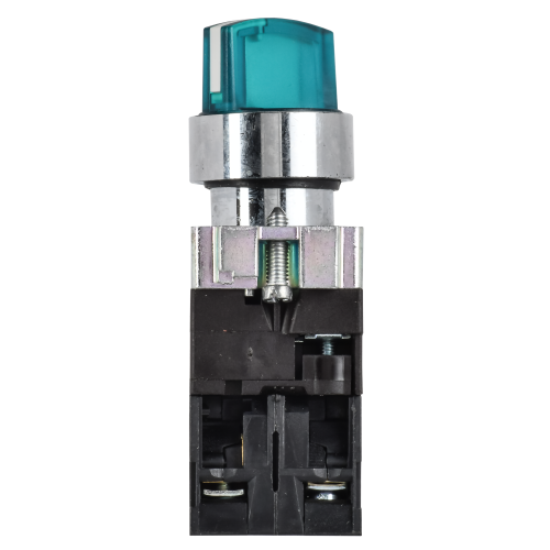 Переключатель LAY5-BK2365 2 положения зеленый NO+NC IEK