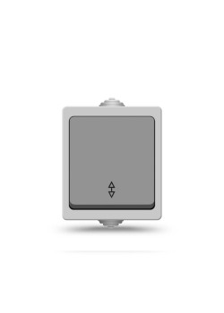 Переключатель проходной 1-кл. Аллегро IP54 сер. UNIVersal 1276