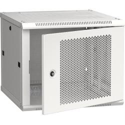 ITK Шкаф LINEA W 9U 600х600мм дверь перфорированная серый RAL7035