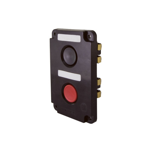 Пост кнопочный ПКЕ 112-2 У3, красная и черная кнопки, IP40 TDM