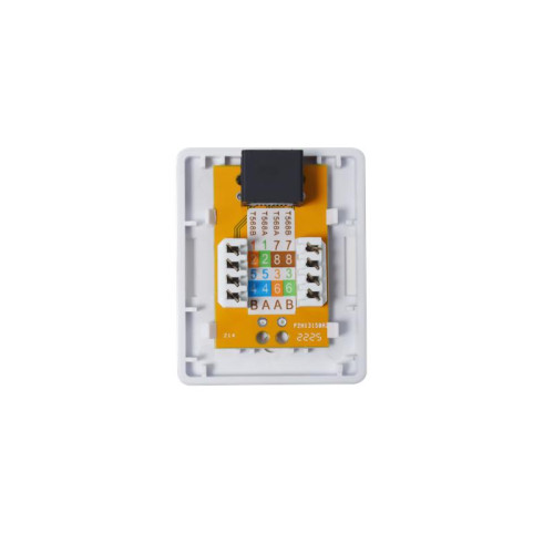 Розетка компьютерная 8P8C (RJ-45) UTP Cat.5e 1 порт TOKOV Eletrcic TKE-SMB-8P8C-1P-UTP Розетка компьютерная 8P8C (RJ-45) UTP Cat.5e 1 порт TOKOV Eletrcic TKE-SMB-8P8C-1P-UTP