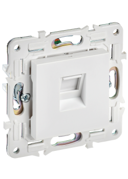 SKANDY Розетка компьютерная RJ45 кат.6 SK-K02W арктический белый IEK