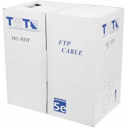 Кабель информационный Lanmaster TWT-5EFTP кат.5E FTP 4 пары 24AWG PVC внутренний 305м серый