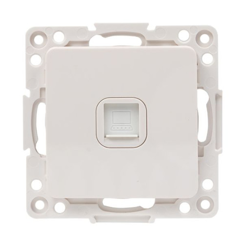 Стокгольм Механизм Розетки RJ-45 1-местной белый EKF
