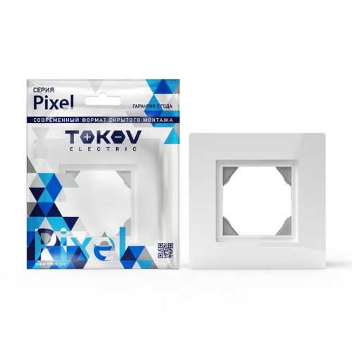 Рамка 1-м Pixel IP44 бел. TOKOV ELECTRIC TKE-PX-RM1-C01-IP44 Рамка 1-м Pixel IP44 бел. TOKOV ELECTRIC TKE-PX-RM1-C01-IP44