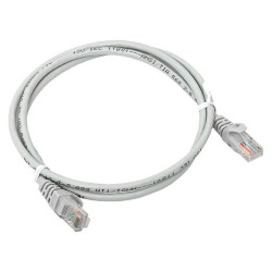 Патч-корд TERACOM PRO Cat.5E неэкран. UTP PVC серый (1,0м)
