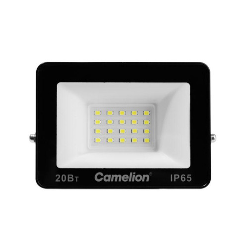 Прожектор светодиодный LFL-2004 C02 LED SMD 20Вт IP65 6500К 2000лм 230В 113х102х24 черн. Camelion 16330