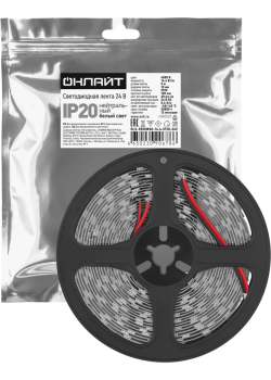 Лента светодиодная 90 678 OLS-5050W60-14.4-IP20-24V ОНЛАЙТ 90678