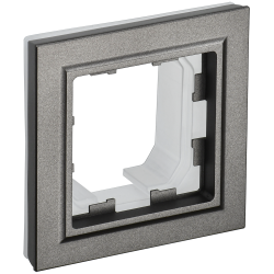 BRITE Рамка 1-местная IP44 РУ-1-БрТБ-44 темная бронза IEK