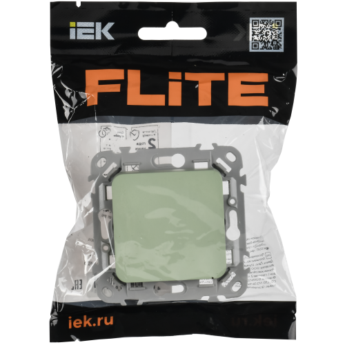 FLITE Выключатель 1-клавишный 10А ВС11-1-0-ФлП панг IEK