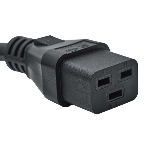 Кабель питания DKC, IEC320 С19 - IEC320 C20, 2,0м, 3x2,5мм Кабель питания DKC, IEC320 С19 - IEC320 C20, 2,0м, 3x2,5мм