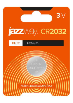 Элемент питания литиевый CR2032 3В BL-1 (блист.1шт) JazzWay 2852892