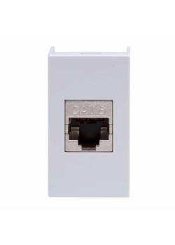 Розетка RJ-45 кат.6,экр, ЭУИ Вива (Viva),1 мод.,сер
