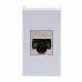 Розетка RJ-45 кат.6,экр, ЭУИ Вива (Viva),1 мод.,сер Розетка RJ-45 кат.6,экр, ЭУИ Вива (Viva),1 мод.,сер