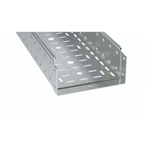 Лоток перфорированный 600x100х6000, 1 мм