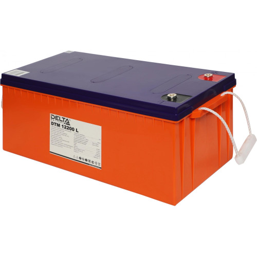 Battery Delta DTM 12200 L, voltage 12V, capacity 200Ah, 522x238x223mm Battery Delta DTM 12200 L, voltage 12V, capacity 200Ah, 522x238x223mm