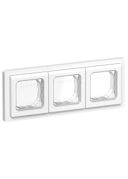FLITE Рамка 3-местная IP55 Рпро-3-55-ФлБ белый IEK