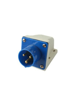Вилка стационарная для наружной установки PPC 523 2Р+РЕ 32А 220В IP44 Pro JazzWay 5072879
