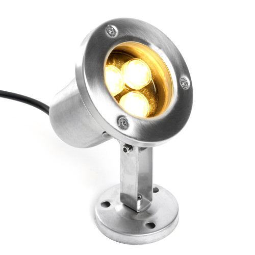 Светодиодный прожектор подводный Feron LL-822, 3W, AC/DC24V, низковольтный, 2700K, металлик, 80*80*130mm, IP68 Светодиодный прожектор подводный Feron LL-822, 3W, AC/DC24V, низковольтный, 2700K, металлик, 80*80*130mm, IP68