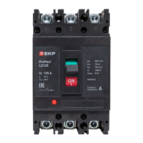 ProPact LS125 125А 3P 18кА EKF ProPact LS125 125А 3P 18кА EKF
