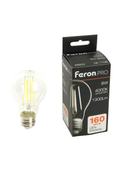 Лампа светодиодная Feron.PRO LB-1108 Шар E27 1300LM 8W 175-265V 4000K