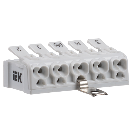 Клемма пружинная соединительная КСПз5-3L+N+PE IEK