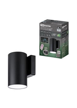 Светильник настенный LED, Соло, 6 Вт, 4000 К, H160 мм, алюм./черн., IP65, TDM