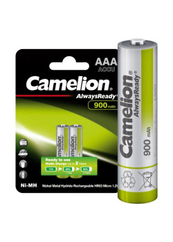 Аккумулятор AAA/R03 900мА.ч NI-MN Always Ready BL-2 металлик (блист.2шт) Camelion 9165