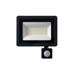 Светодиодный прожектор SAFFIT с выносным датчиком SFL80-50 IP65 50W 6400K черный