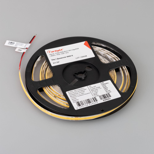 Лента светодиодная/ Лента светодиодная 8 Вт/м 24В IP20 4000K 320LED/м COB-X320-8mm CSP 5 м Лента светодиодная/ Лента светодиодная 8 Вт/м 24В IP20 4000K 320LED/м COB-X320-8mm CSP 5 м