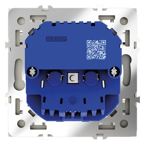 Розетка 1-м СП S70 16А с USB A+С с заземл. защ. шторки механизм сталь Voltum VLS040505 Розетка 1-м СП S70 16А с USB A+С с заземл. защ. шторки механизм сталь Voltum VLS040505