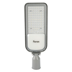Светодиодный уличный консольный светильник Feron SP3050 100W 5000K 230V, серый