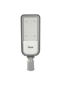 Светодиодный уличный консольный светильник Feron SP3050 100W 5000K 230V, серый