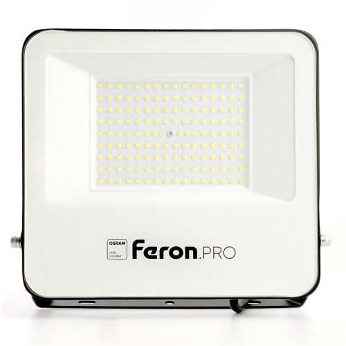 Светодиодный прожектор Feron.PRO LL-1000 IP65 100W 6400K черный Светодиодный прожектор Feron.PRO LL-1000 IP65 100W 6400K черный