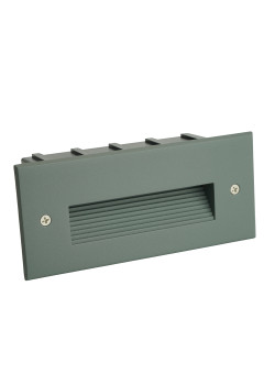 Светодиодный светильник Feron LN012 встраиваемый 5W 4000K, IP65, серый