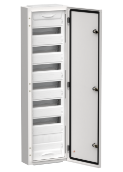 TITAN 5 Корпус металлический ЩРн-84 (1х84) 1085х310х140мм IP54 белый (одна дверь) IEK