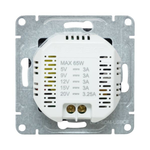 Механизм роз., USB-С, быстрая, мокко., Эпика EKF