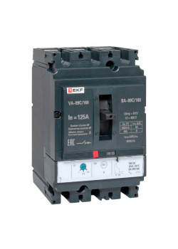ВА-99C 160/125А 3P 35кА с термомагнитным расцепителем EKF