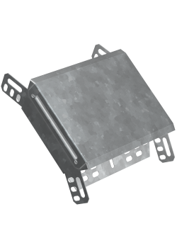 Поворот 45град вертикальный внешний 80х100 HDZ (снято с производства, замена на новый артикул: ES5-PV-45-080-100-08-HDZ) IEK