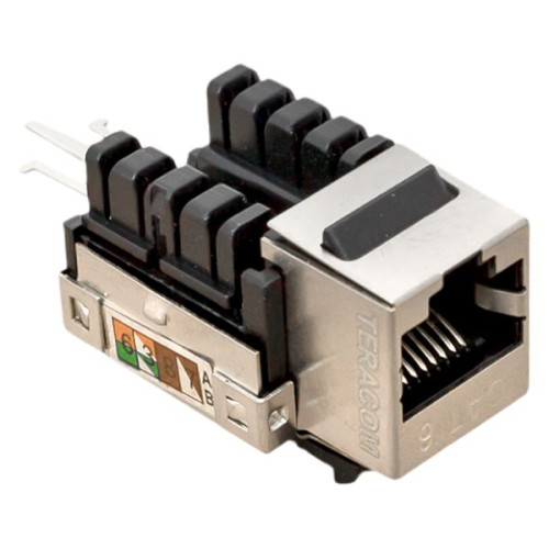 Модуль Keystone розеточный TERACOM PRO Cat.6 RJ-45 экран. FTP 110 IDC 90 град. Модуль Keystone розеточный TERACOM PRO Cat.6 RJ-45 экран. FTP 110 IDC 90 град.