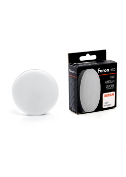 Лампа светодиодная Feron LB-1508 GX53 8W 175-265V 2700K OSRAM LED